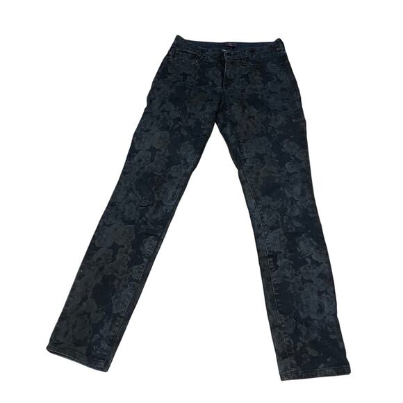 NYDJ Floral abstract patterned legging jean size 2 - Picture 1 of 4